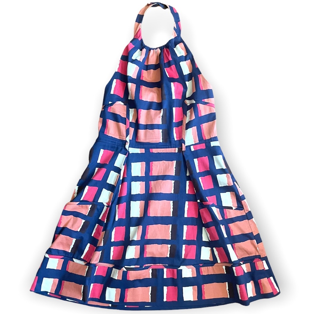 Jessica Simpson Blue and Pink Checkered Dress